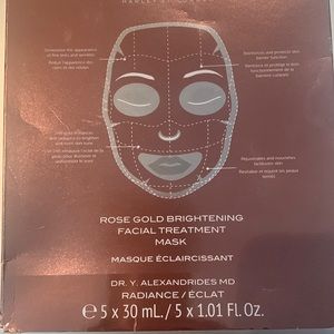 111 skin Gold Brightening facial treatment masks set of 5